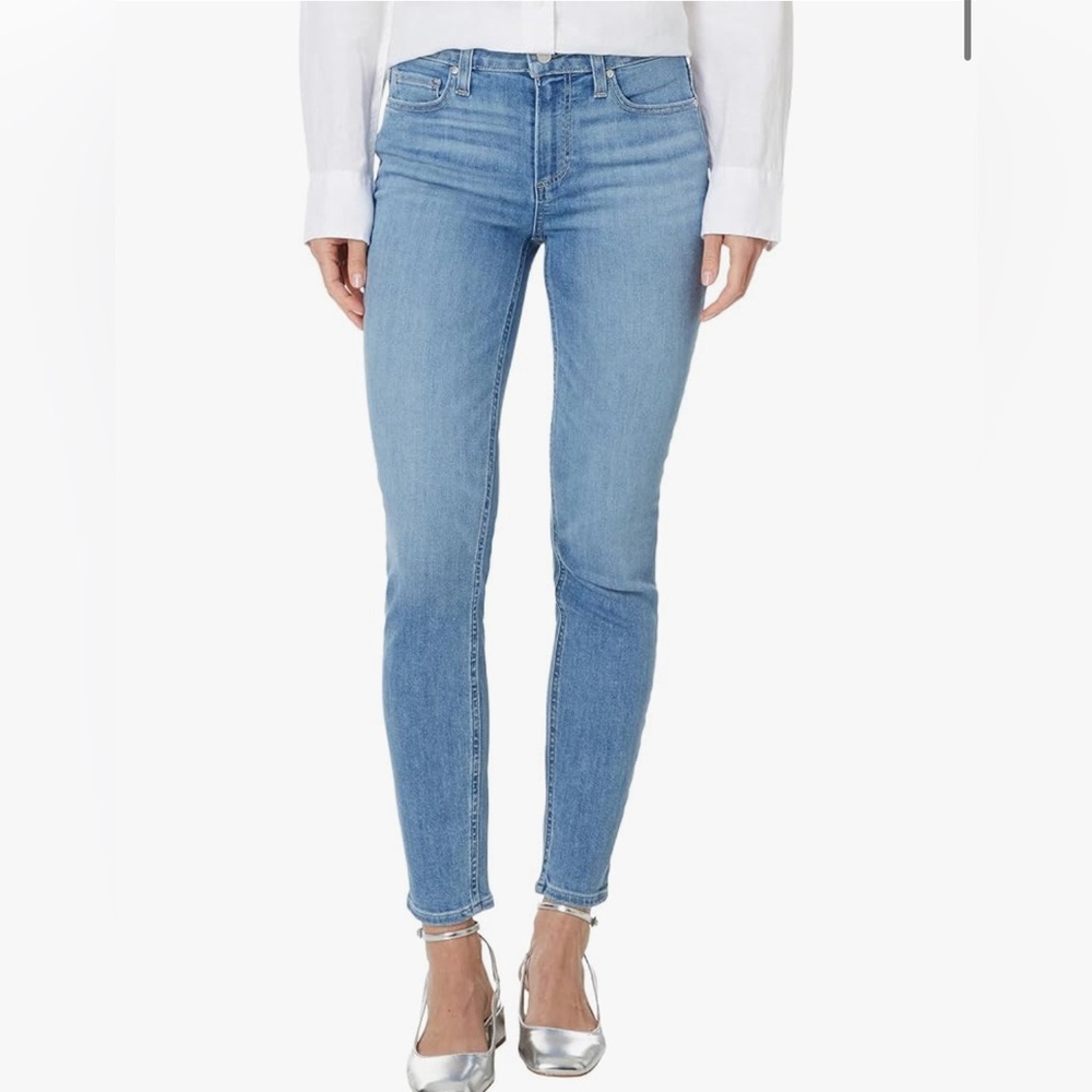 PAIGE Hoxton Ankle Jeans | Size 26 | Light Blue Wash